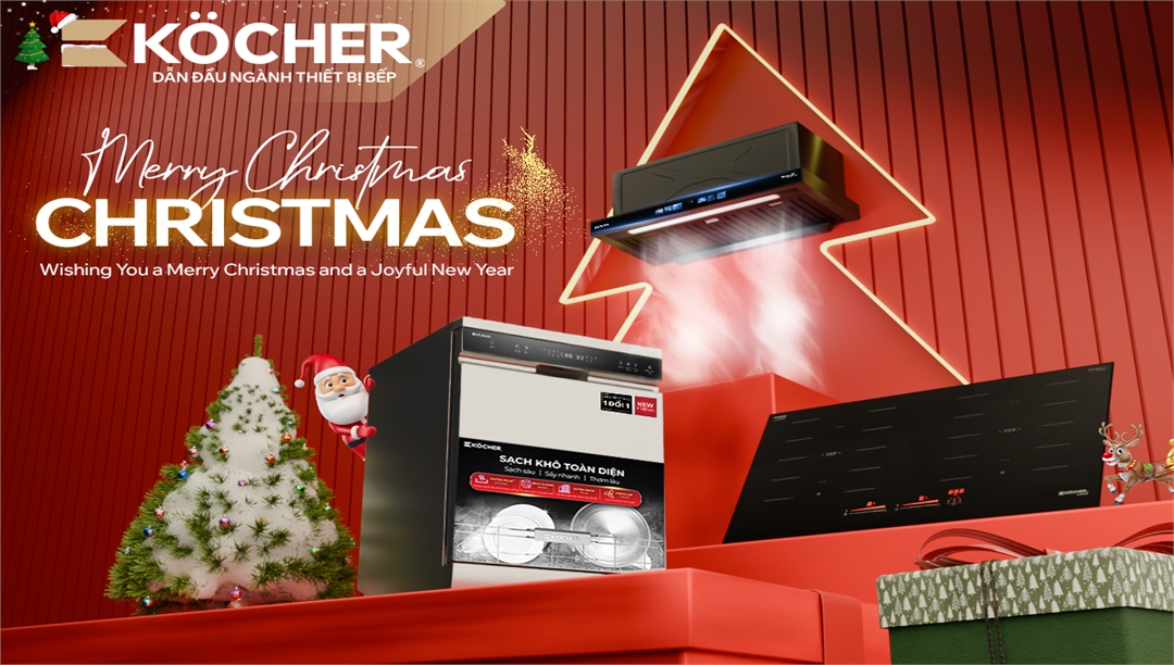 KÖCHER - MERRY CHRISTMAS - GIÁNG SINH AN LÀNH