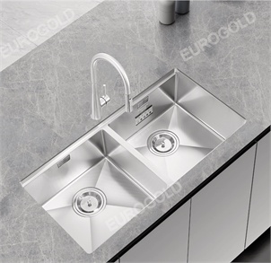 Chậu rửa bát chống xước Eurogold EUC28845LB/GB