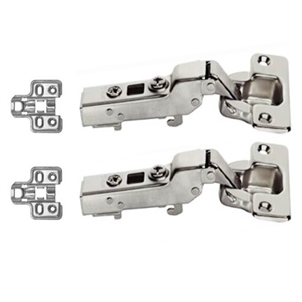 Bản lề gài trùm nửa giảm chấn Metalla SM DIY 110º Hafele - 493.03.022