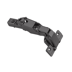 Bản lề trùm ngoài Metalla SM 165° đen giảm chấn Hafele - 315.28.750