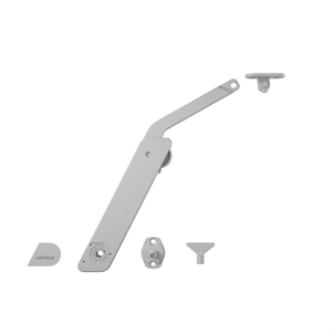 Tay nâng FREE FLAP H 1.5 A SM XÁM L Hafele - 372.39.601
