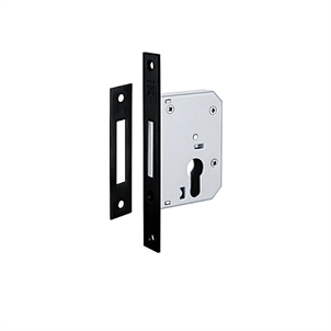 Thân khóa cửa trượt đen mờ Hafele BS40 - 911.26.413
