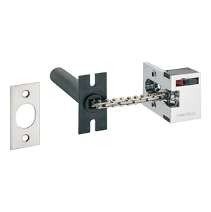Chốt cửa an toàn dạng xích Nickel mờ Hafele - 911.59.425