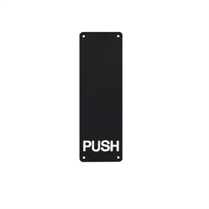 Bảng đẩy cửa Push màu đen Hafele - 987.11.303