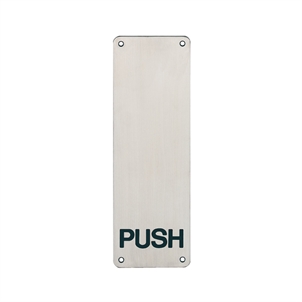 Bảng đẩy cửa Push Inox mờ Hafele - 987.11.340
