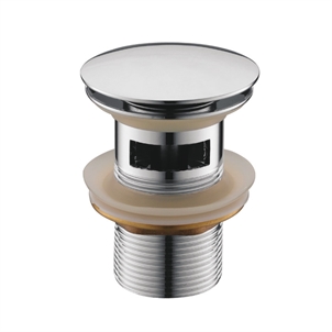 Bộ xả chậu sứ có xả tràn Hafele màu Chrome - 589.25.948