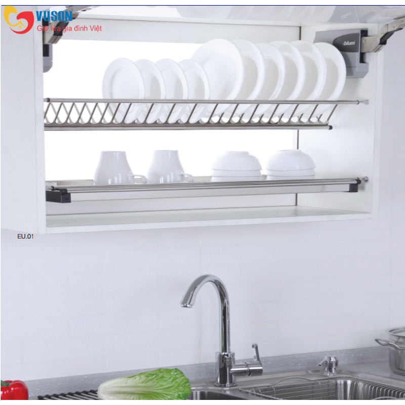 Giá bát cố định chữ V tủ trên Eurogold EU01060 (EUV8560)