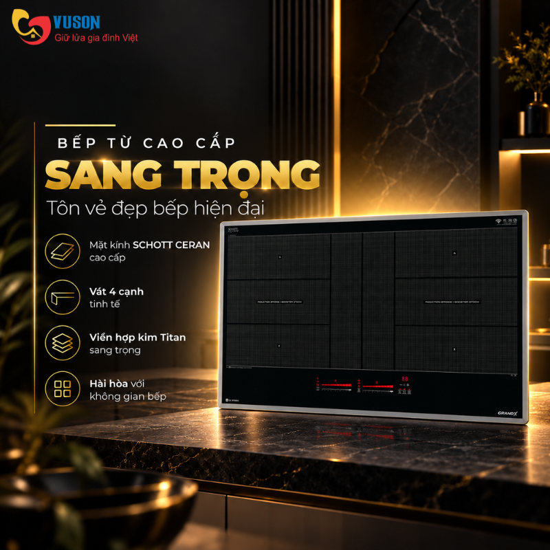 Bếp từ GrandX GX IP998G Series 9