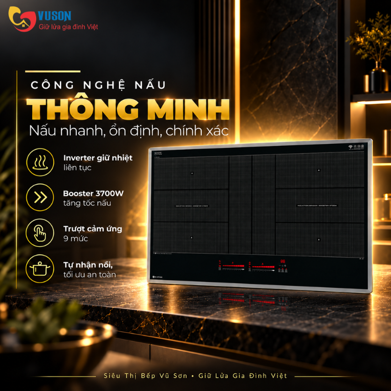 Bếp từ GrandX GX IP998G Series 9