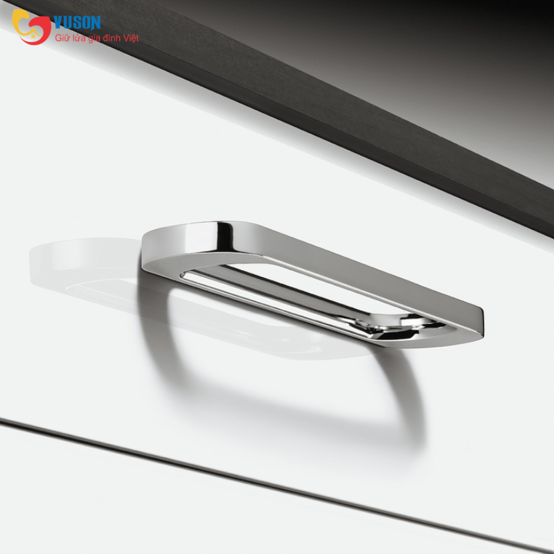 Tay nắm tủ 196x30mm Chrome bóng Hafele Déco H1315 - 110.34.216