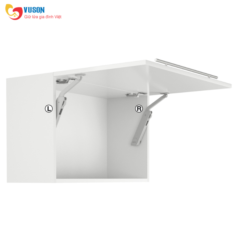 Tay nâng FREE FLAP H 1.5 D SM TRẮNG R Hafele - 372.39.830