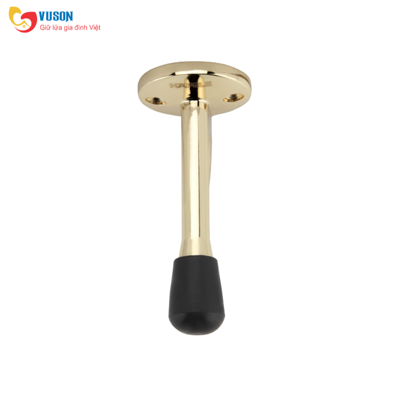 Chặn Cửa Gắn Tường Có Móc Đồng Bóng Hafele - 489.70.221
