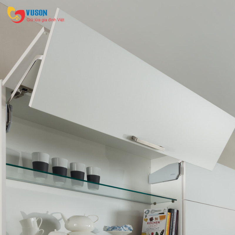 Tay Nâng Free Fold Short H6fs Nắp Trắng Hafele - 493.05.899