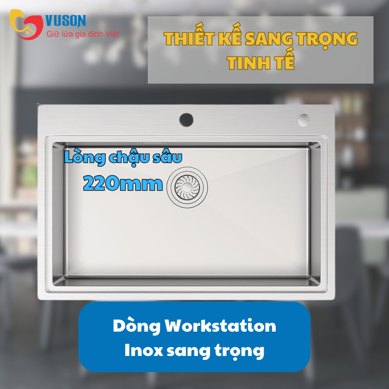 Chậu rửa bát Inox Hafele WS R0 HS24-SSN1S-7650_SILVER - 567.20.627