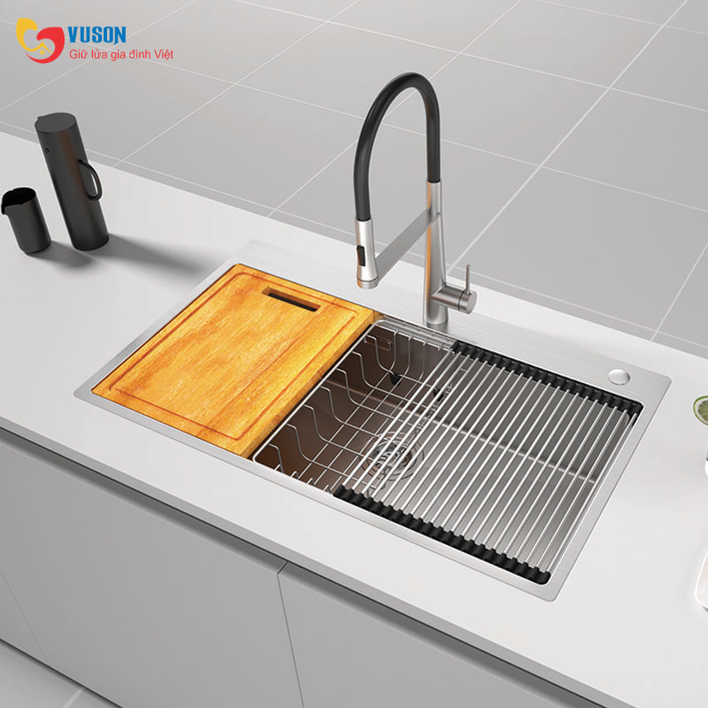 Chậu rửa bát Inox Hafele WS R0 HS24-SSN1S-8650_SILVER - 567.20.637