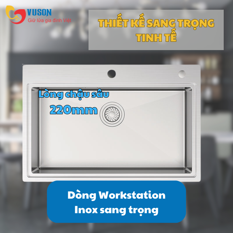 Chậu rửa bát Inox Hafele WS R0 HS24-SSN1S-8650_SILVER - 567.20.637
