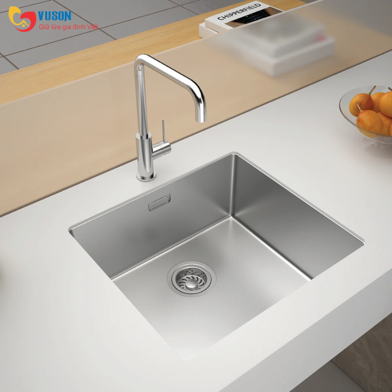 Chậu rửa bát Inox Hafele Satin R10 HS24-SSN1S-490 - 567.24.417