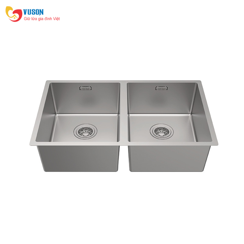 Chậu rửa bát Hafele SUS R10 HS24-SSN2S-750 _BR - 567.24.427