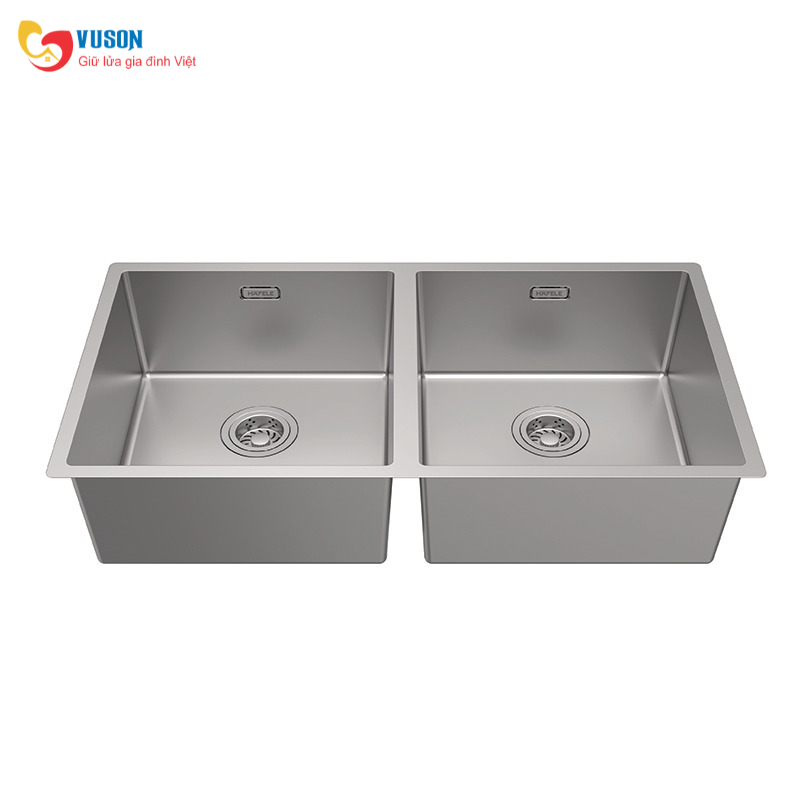 Chậu rửa bát Hafele SUS R10 HS24-SSN2S-870 _BR - 567.24.437