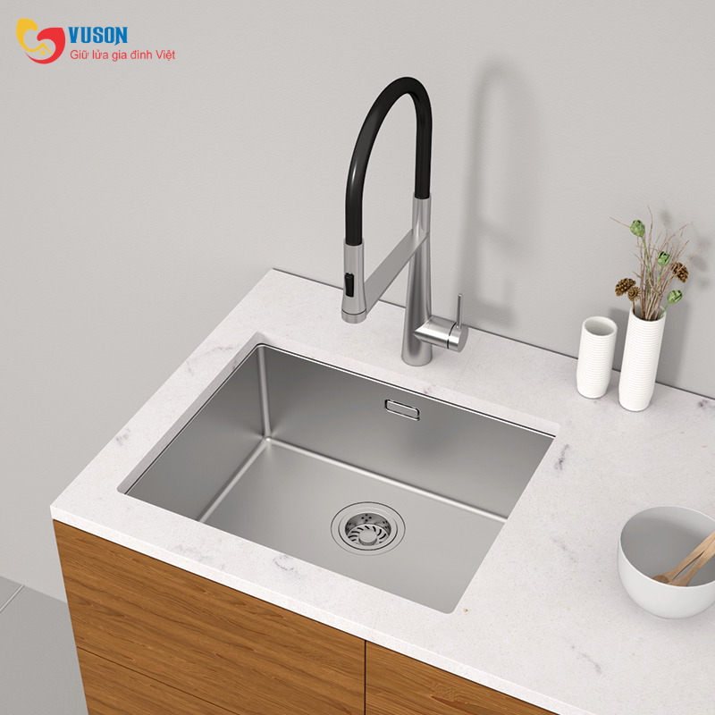 Chậu rửa bát Hafele SUS R10 HS24-SSN1S-540_BR - 567.24.457