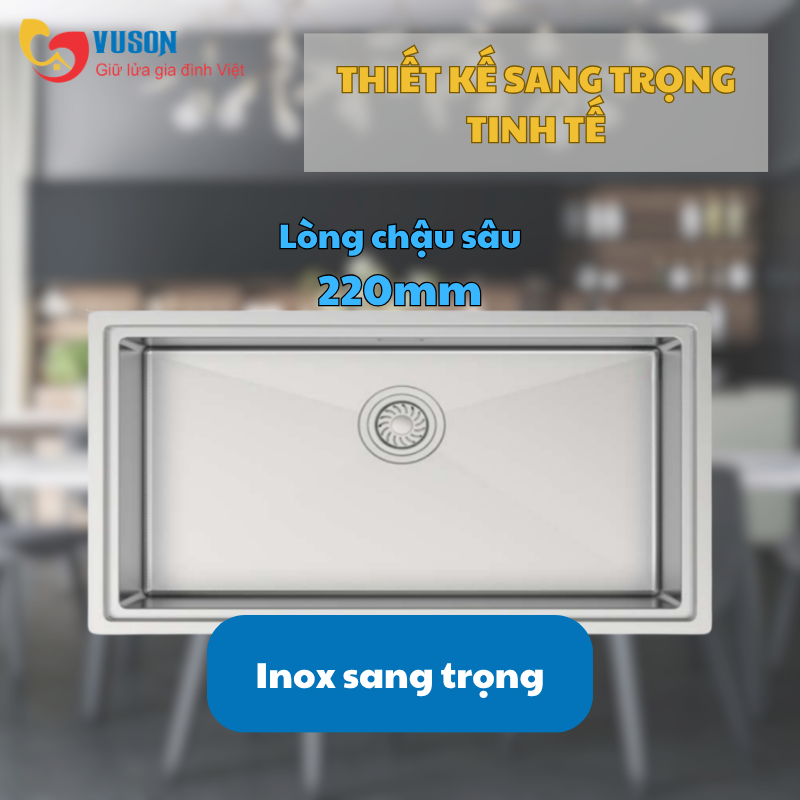 Chậu rửa bát Inox Hafele WS R0 HS24-SSN1S-8644_SILVER - 567.24.477