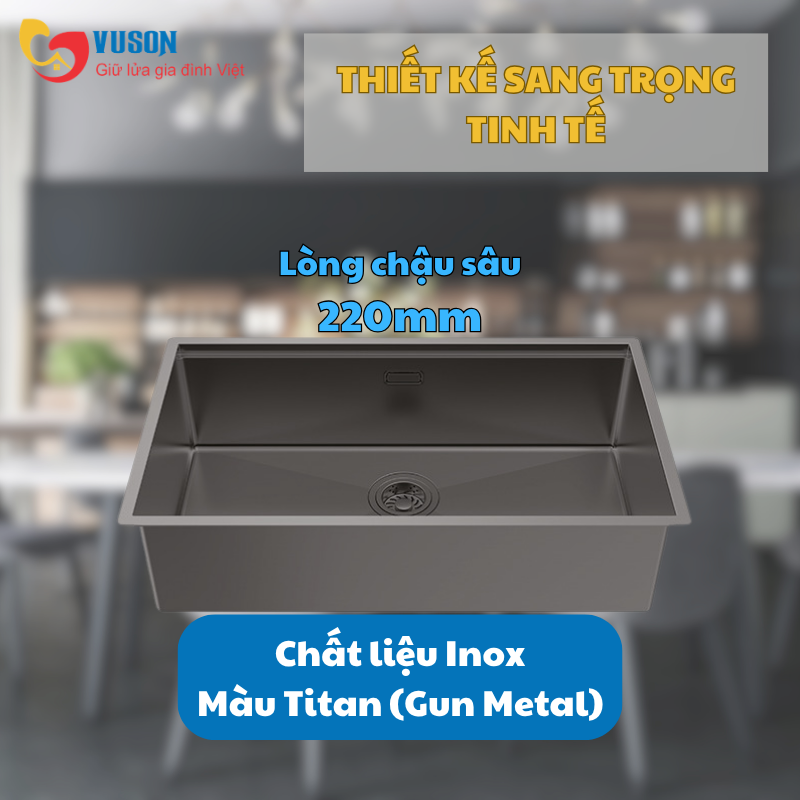 Chậu rửa bát Inox Hafele WS R10 HS25-SSN1S-7644 - 567.24.486