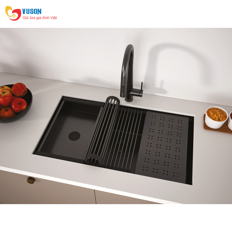 Chậu rửa bát Inox Hafele WS R10 HS25-SSN1S-7644 - 567.24.487