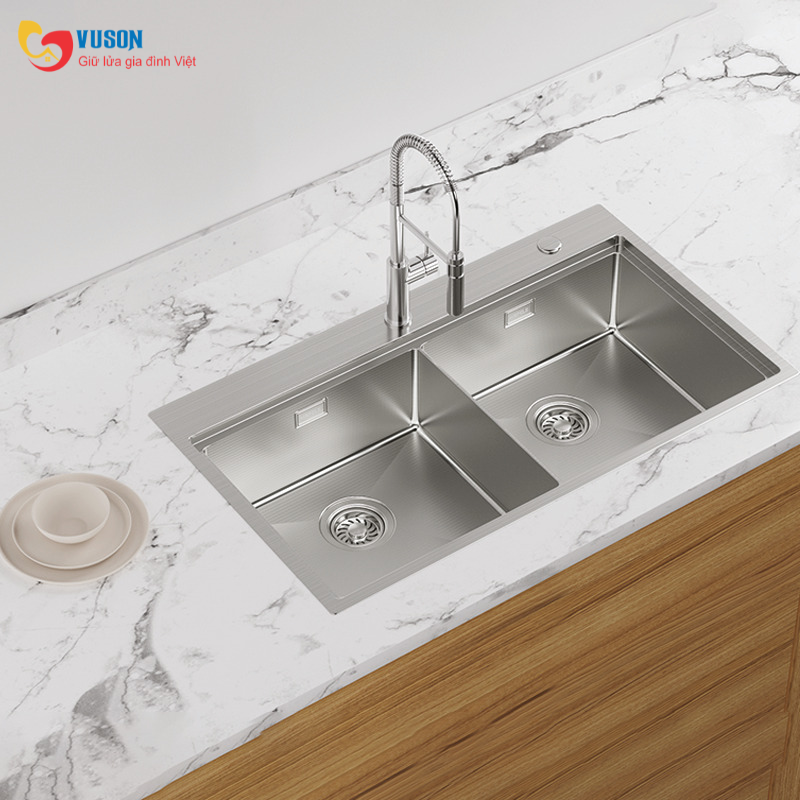 Chậu rửa bát Inox Hafele SUS WS R10 HS25-SSN2S-8650 - 567.94.024