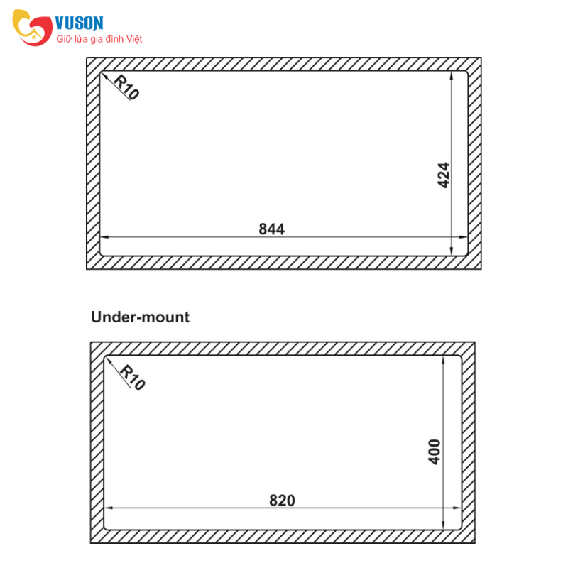 Combo chậu rửa bát 567.94.023 và Phụ kiện Hafele - 567.94.057