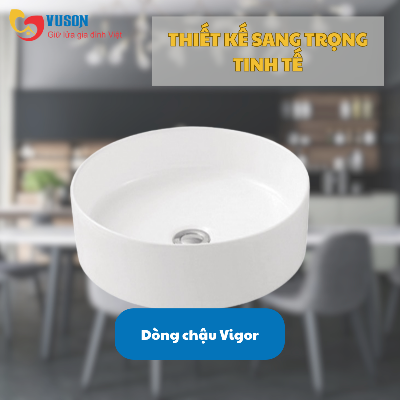 Chậu sứ đặt bàn Hafele Vigor 400x145 - 588.79.060