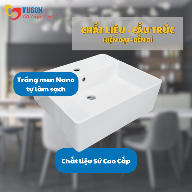 Chậu sứ đặt bàn Hafele Regal 500X435X175 - 588.79.080