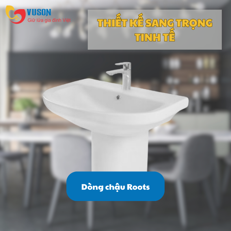 Chậu sứ treo tường chân lửng Hafele Roots - 588.79.090