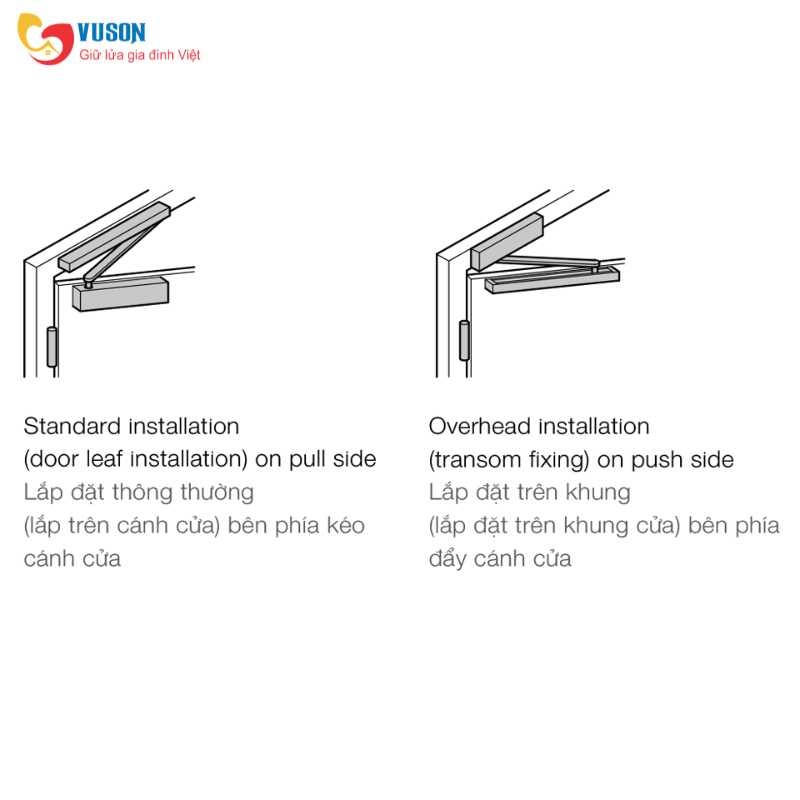 Thiết bị đóng cửa tự động 80Kg Hafele DCL83 - 931.84.289