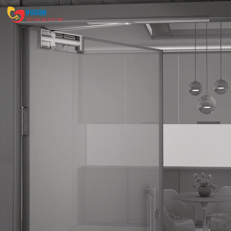 Thiết bị đóng cửa tự động lắp âm 80kg Hafele DCL-30 - 931.84.921