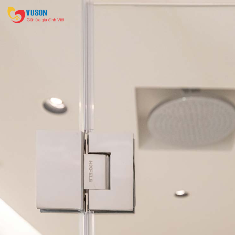 Bản lề kính tường 180° Chrome bóng Hafele - 981.77.902