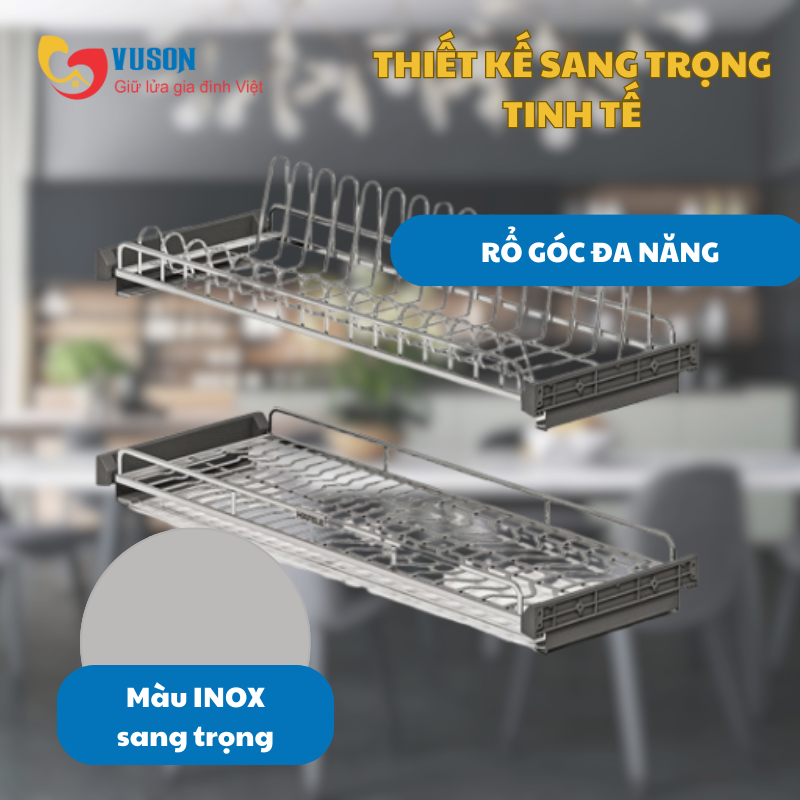 Kệ chén đĩa cố định 800mm Oval Hafele ORIA - 544.07.015