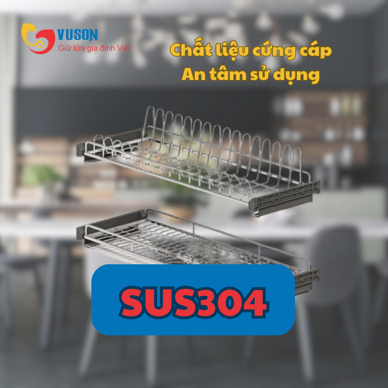 Kệ chén đĩa cố định 800mm Oval Hafele ORIA - 544.07.015