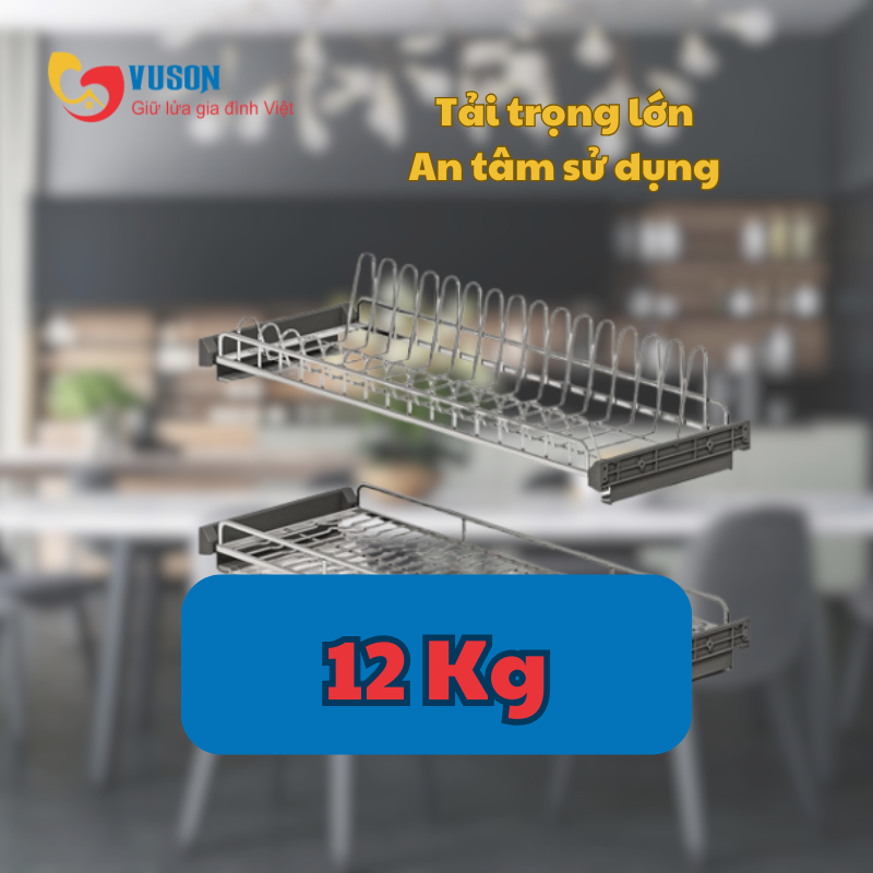 Kệ chén đĩa cố định 800mm Oval Hafele ORIA - 544.07.015