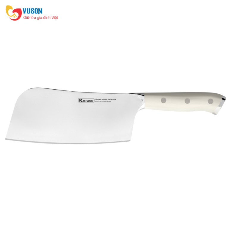 Bộ dao làm bếp 5 món cao cấp Konox Haper Grey