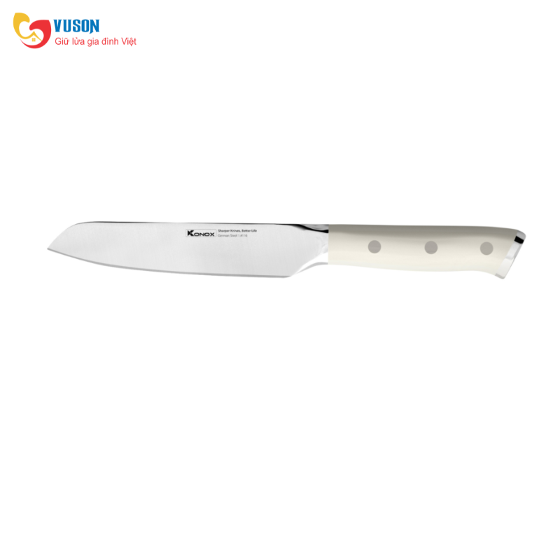 Bộ dao làm bếp 5 món cao cấp Konox Haper Grey