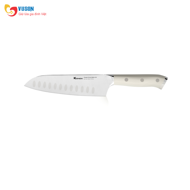 Bộ dao làm bếp 5 món cao cấp Konox Haper Grey