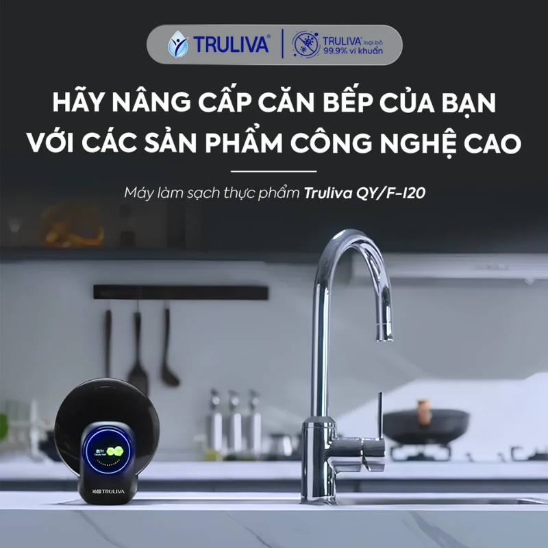 Máy làm sạch thực phẩm và rau củ quả Truliva QY/F-I20