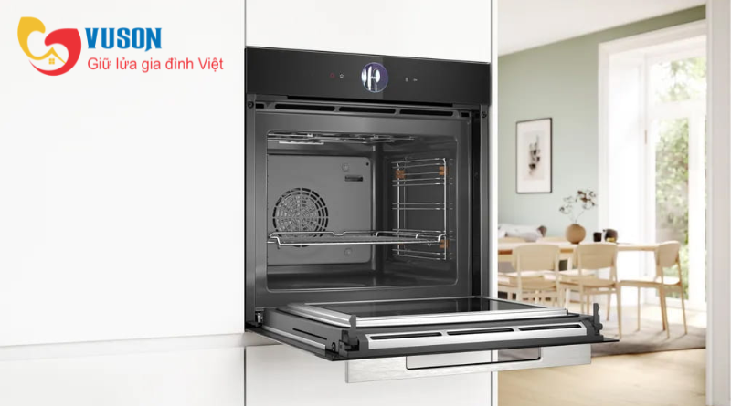 Lò Nướng Kèm Vi Sóng Bosch HMG7361B1 SERI 8 67L MODEL 2025