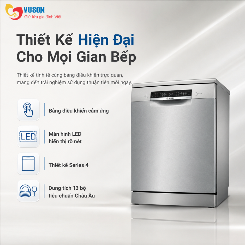 Máy rửa bát Bosch SMS4HTI16E