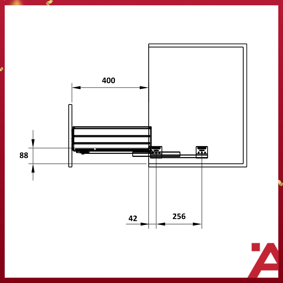 Rổ Đựng Chén Đĩa Cappella 900mm Hafele Cucina 549.08.008