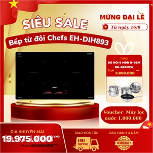 Bếp từ đôi Chefs EH-DIH893