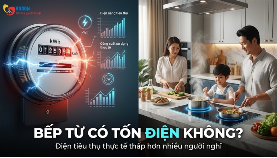 Bếp Từ Có Tốn Điện Không? Cách Tính Tiền Điện Thực Tế Theo Từng Mức Công Suất