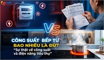 Công Suất Bếp Từ Bao Nhiêu Là Đủ? Hướng Dẫn Chọn Đúng Ngay Lần Đầu