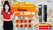 Review Khóa Demax EL-C999 BN — Mở Cửa Không Chạm Cho Cửa Gỗ Gia Đình