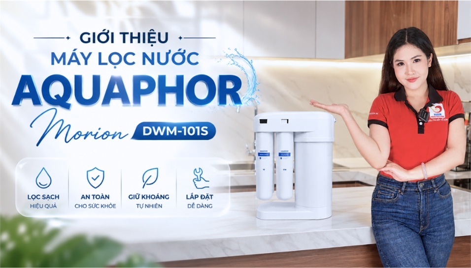 Đánh Giá Máy Lọc Nước Aquaphor Morion DWM-101S: Nhỏ Gọn, Lọc Không Dùng Điện Có Đáng Mua?